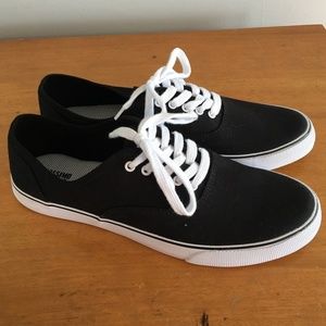 Mossimo NWOT Black Canvas Lace-Up Shoes | Size 10